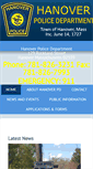 Mobile Screenshot of hanoverpolice.org